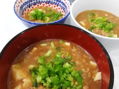 植物でできたお肉グリーンミートで✧マーボー豆腐